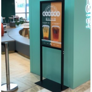 kt板展架苹果立牌商超迎宾双面指示牌抽拉式广告海报支架